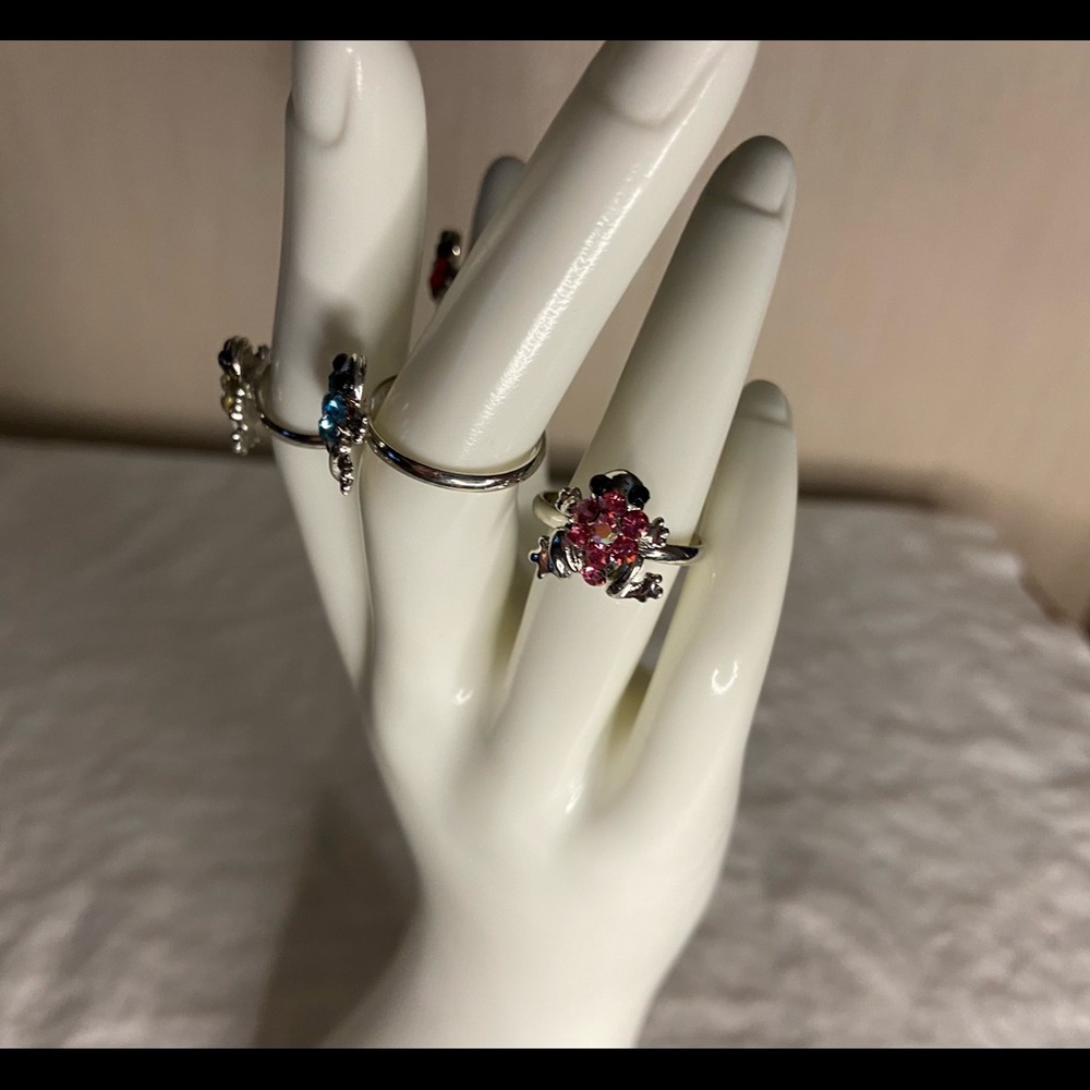 Crystal Frog Rings - Picture 2 of 7
